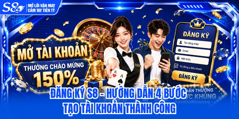 Đăng Ký S8 - Hướng Dẫn 4 Bước Tạo Tài Khoản Thành Công