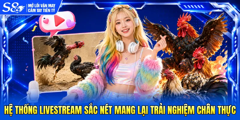 Hệ thống livestream sắc nét mang lại trải nghiệm chân thực